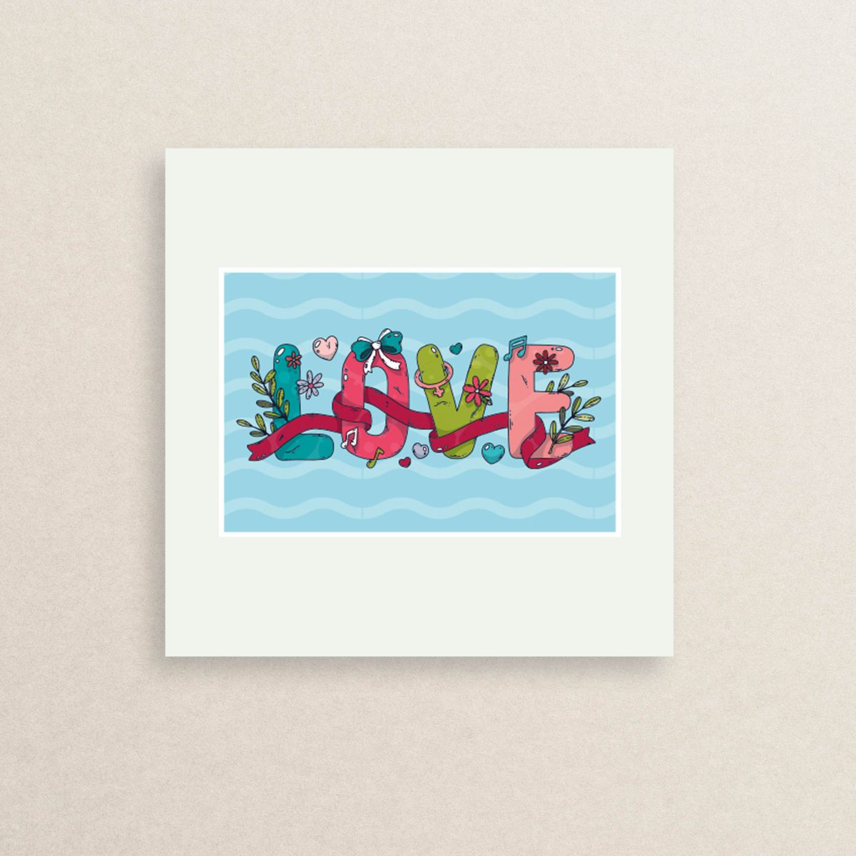 استیکر عشق دریایی 01 | A love from sea sticker 01