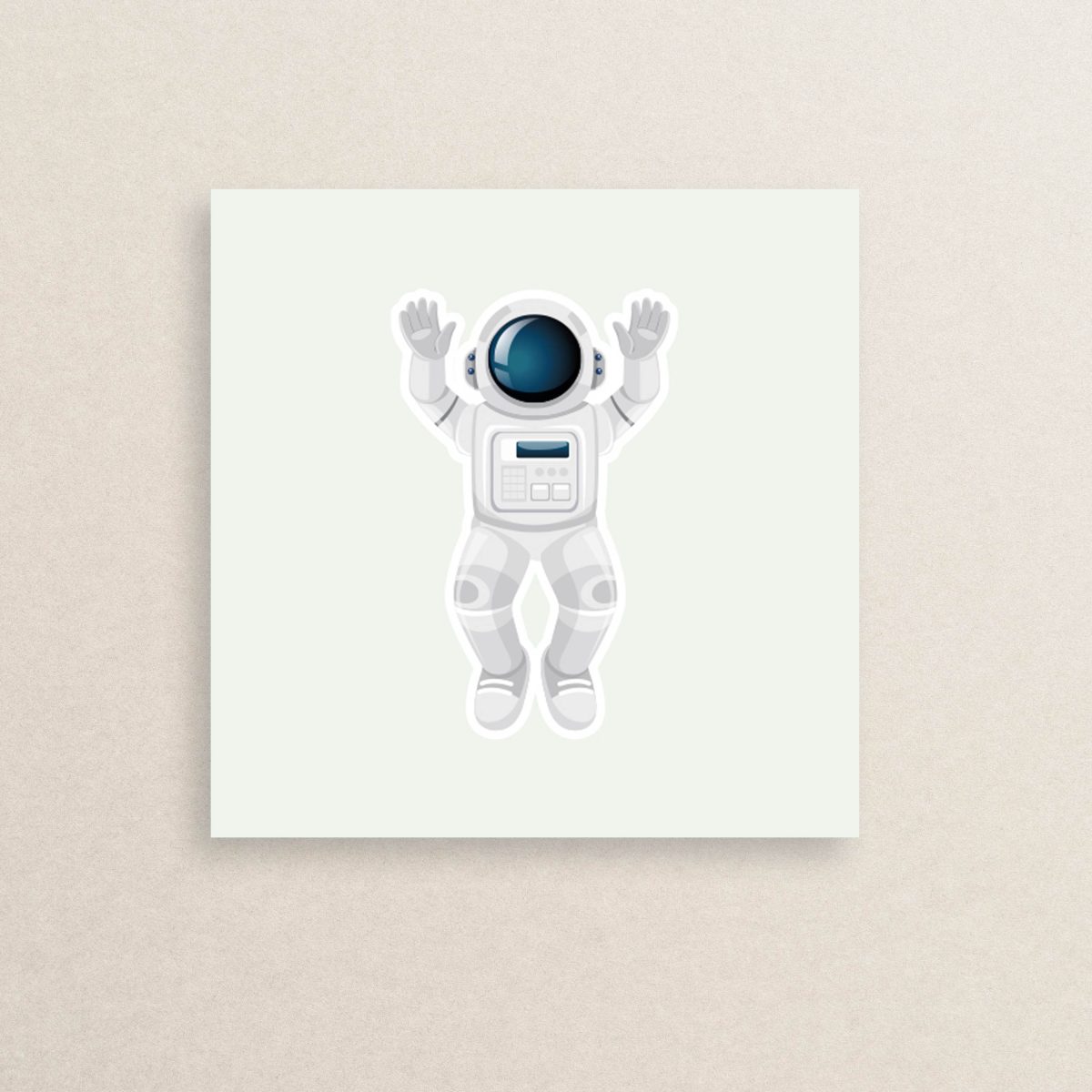 استیکر فضانورد 01 | Astronaut sticker 01