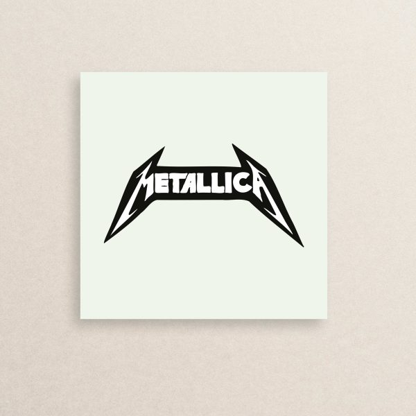 Metallica logo sticker 01