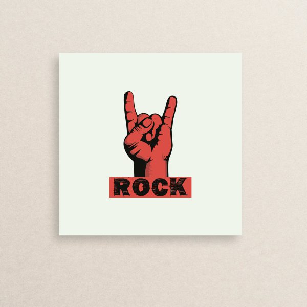 Rock Symbol sticker 01