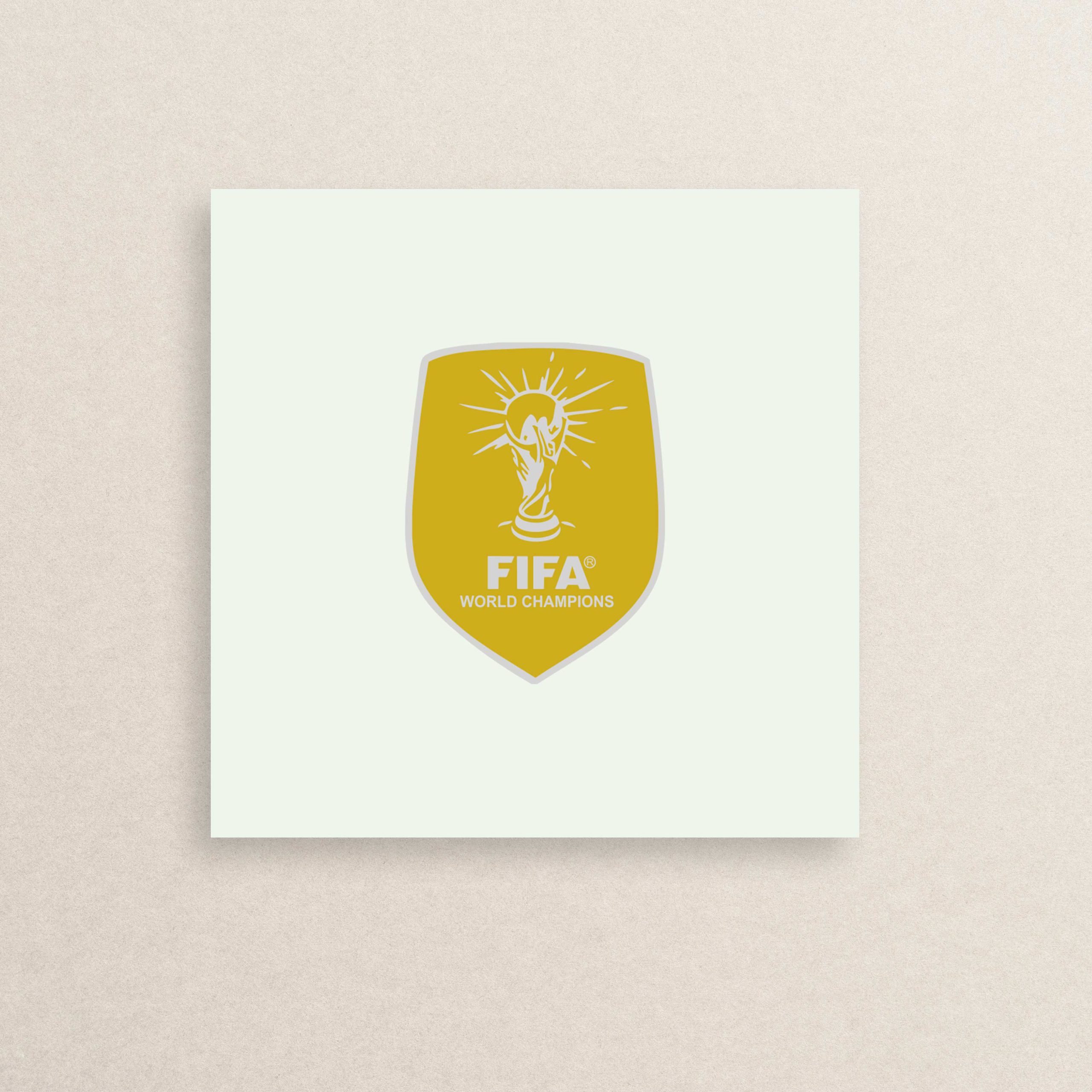 01 FIFA World Cup logo sticker