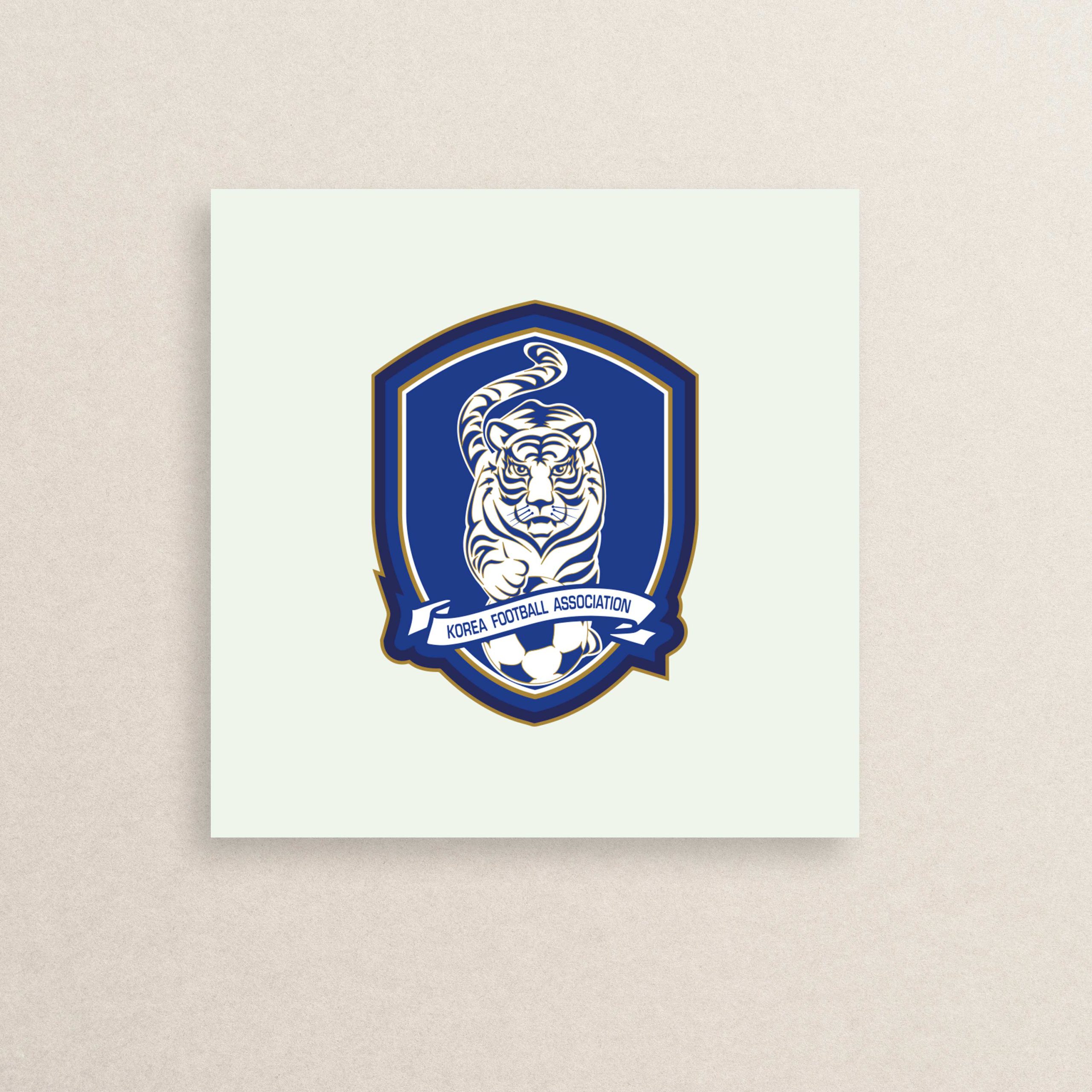 01 Korea national football team logo sticker