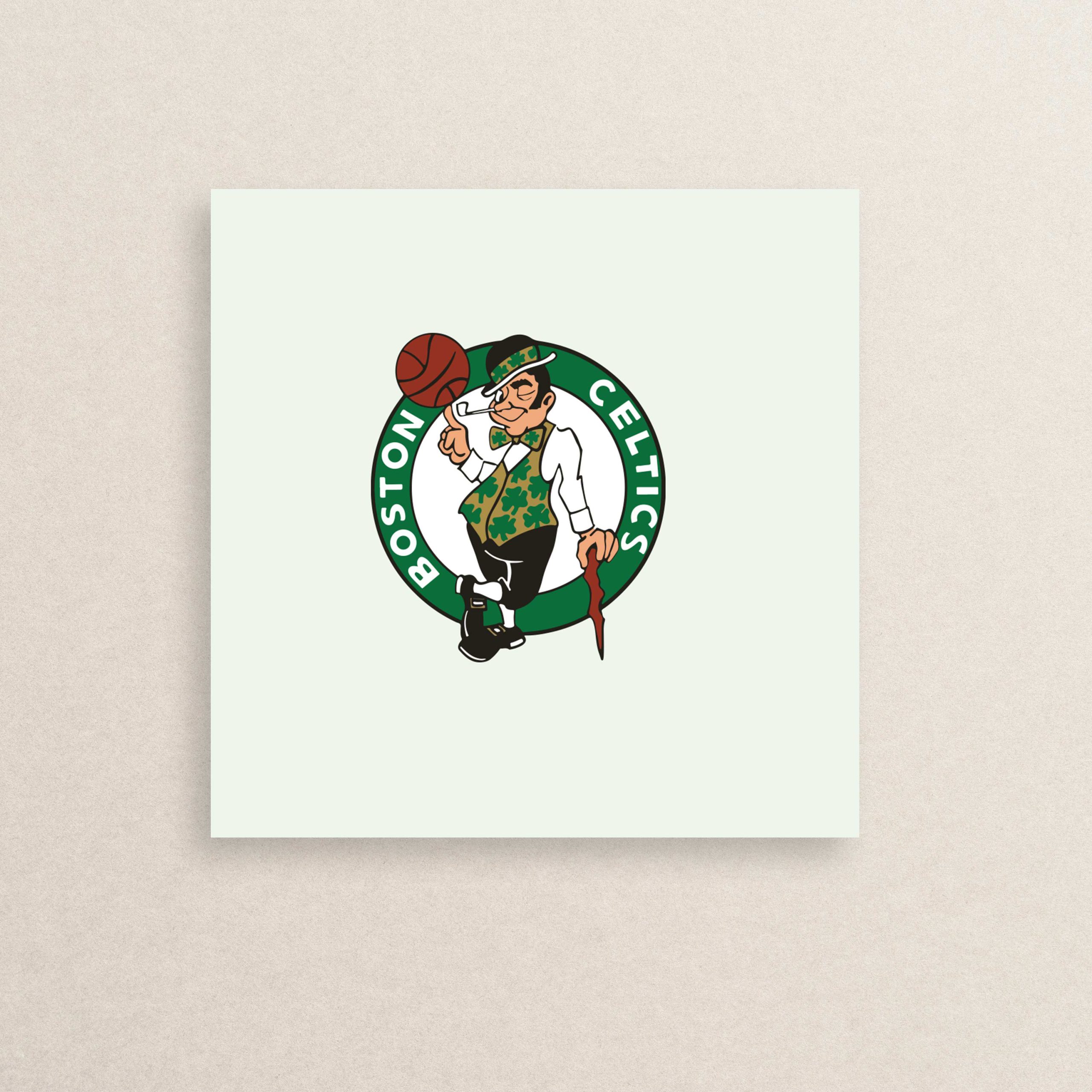 01 Boston Celtics logo sticker