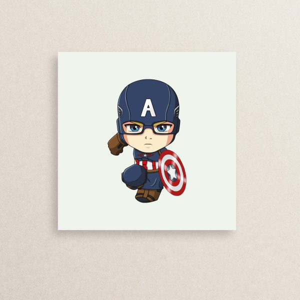 استیکر کاپیتان آمریکا مارول 03 | Marvel Captain America sticker 03