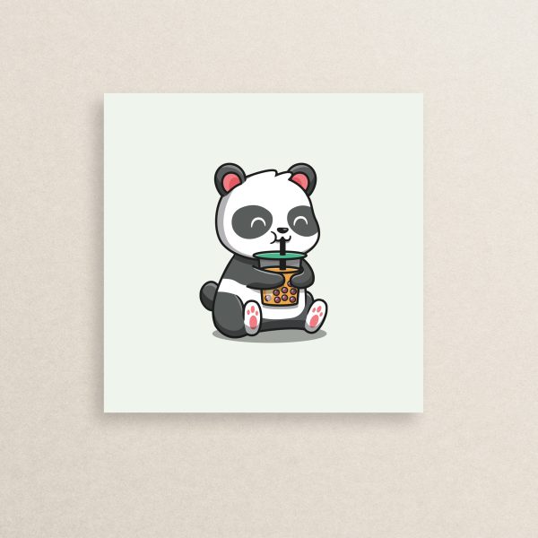 استیکر پاندای شکمو 01 | The gutty panda sticker 01