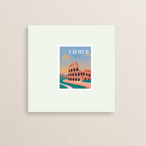 Colosseum Rome Italy sticker 01
