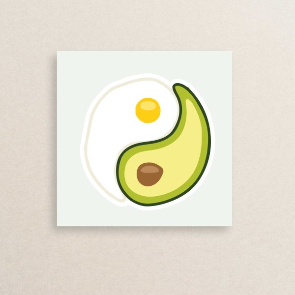 Cool avocado sticker 76