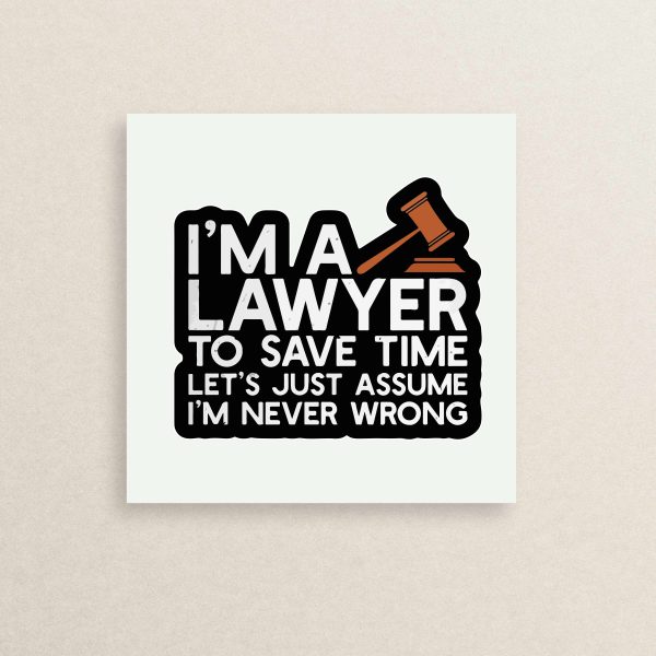lawyer - Law sticker 05