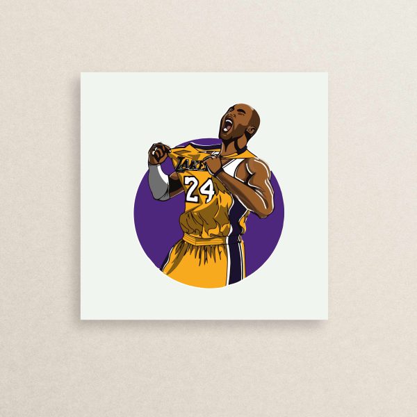 07 Kobe Bryant sticker