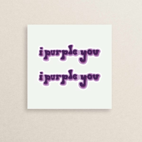 BTS I purple you sticker 34