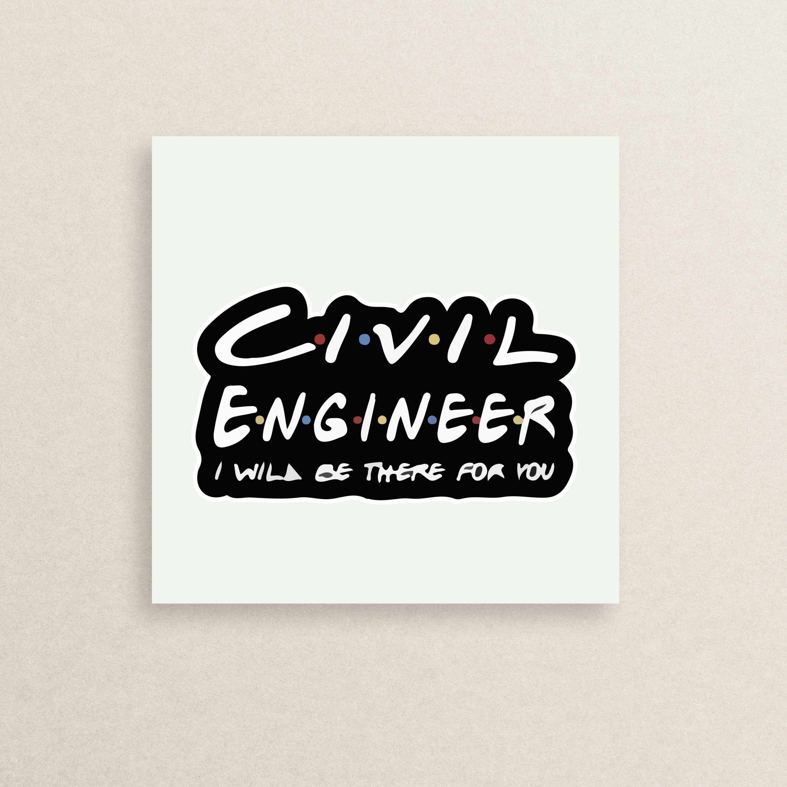 Civil Engineering sticker 02