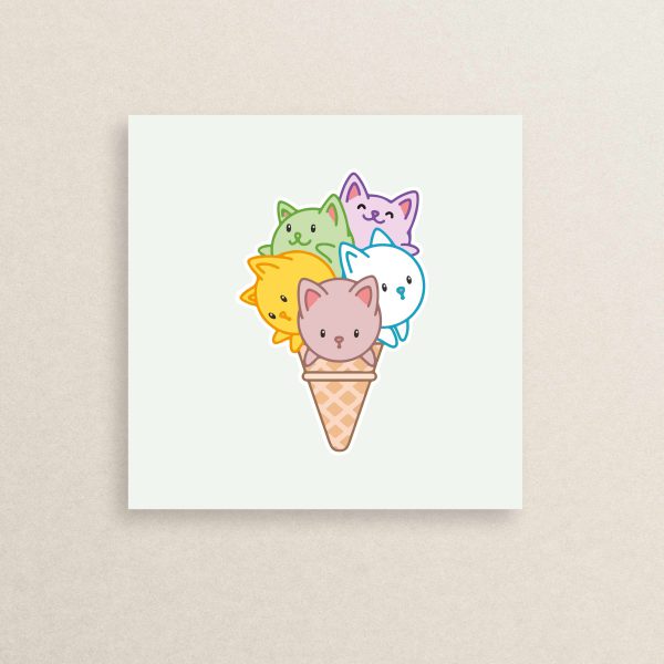 Snack - ice cream sticker 17